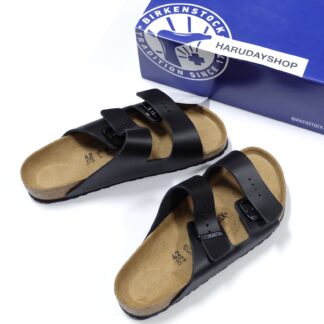 Arizona Natural Leather (หนังแท้) สีดำ ไซส์ 41/43 (Regular)